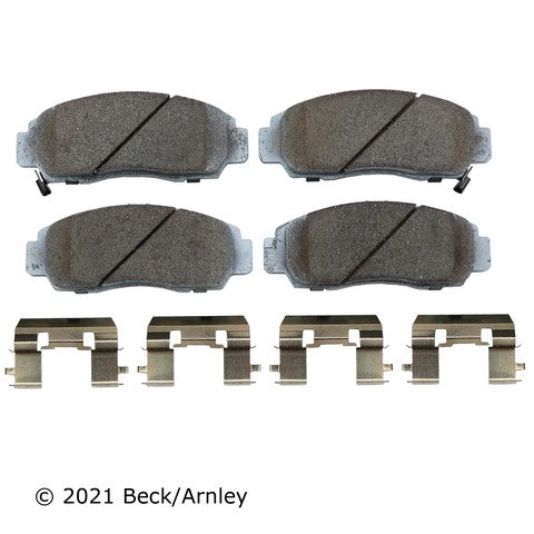 Disc Brake Pad and Hardware Kit Beck Arnley 085-6574