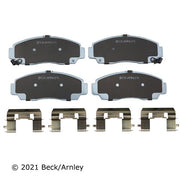 Disc Brake Pad and Hardware Kit Beck Arnley 085-6574