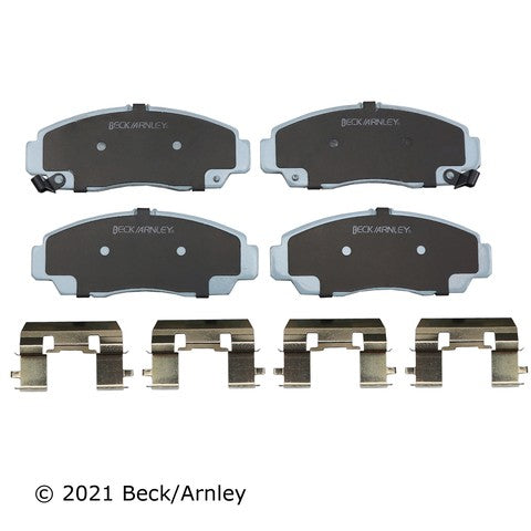 Disc Brake Pad and Hardware Kit Beck Arnley 085-6574