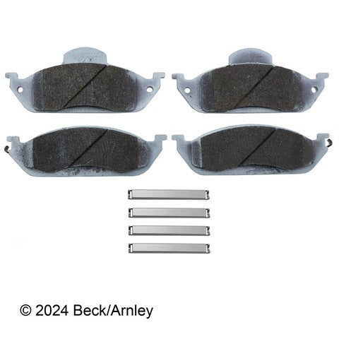 Disc Brake Pad and Hardware Kit Beck Arnley 085-6602