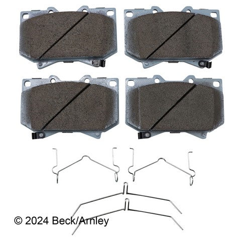 Disc Brake Pad and Hardware Kit Beck Arnley 085-6618