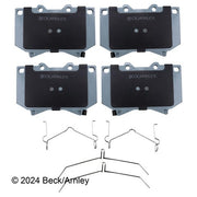 Disc Brake Pad and Hardware Kit Beck Arnley 085-6618