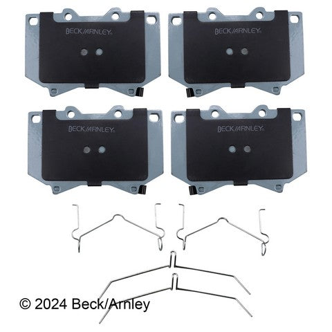 Disc Brake Pad and Hardware Kit Beck Arnley 085-6618