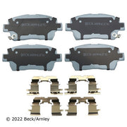 Disc Brake Pad and Hardware Kit Beck Arnley 085-6621
