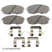 Disc Brake Pad and Hardware Kit Beck Arnley 085-6640