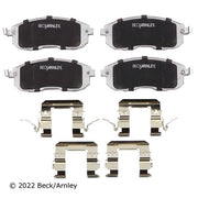 Disc Brake Pad and Hardware Kit Beck Arnley 085-6640