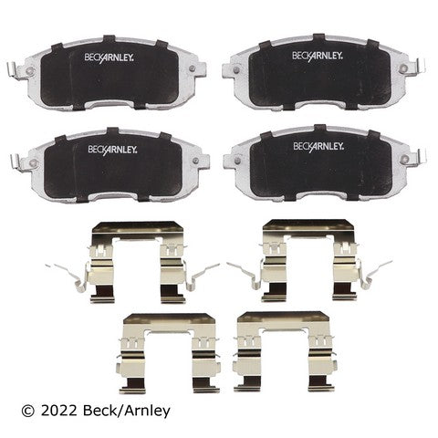 Disc Brake Pad and Hardware Kit Beck Arnley 085-6640
