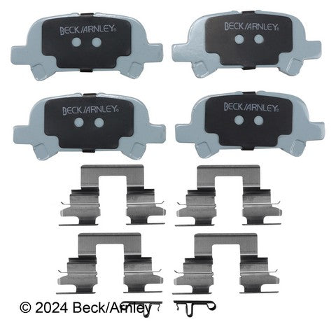 Disc Brake Pad and Hardware Kit Beck Arnley 085-6647