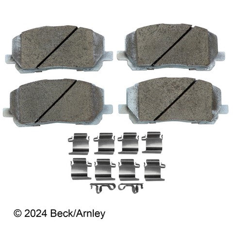 Disc Brake Pad and Hardware Kit Beck Arnley 085-6658