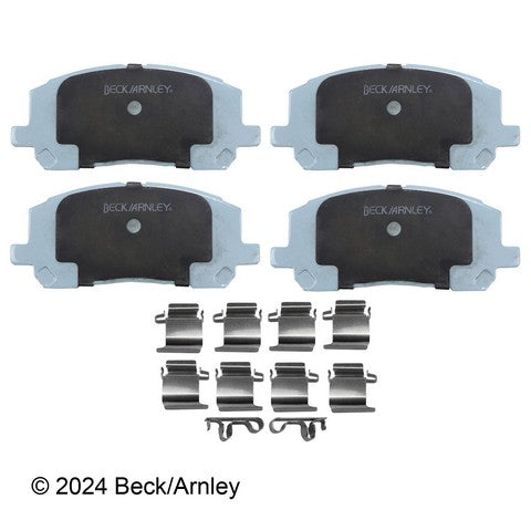 Disc Brake Pad and Hardware Kit Beck Arnley 085-6658