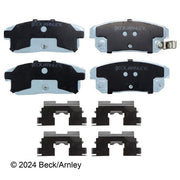 Disc Brake Pad and Hardware Kit Beck Arnley 085-6663