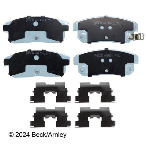 Disc Brake Pad and Hardware Kit Beck Arnley 085-6663