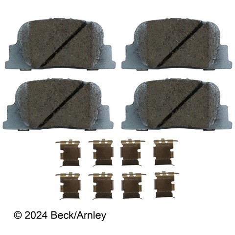 Disc Brake Pad and Hardware Kit Beck Arnley 085-6670