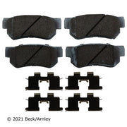 Disc Brake Pad and Hardware Kit Beck Arnley 085-6672