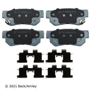 Disc Brake Pad and Hardware Kit Beck Arnley 085-6672