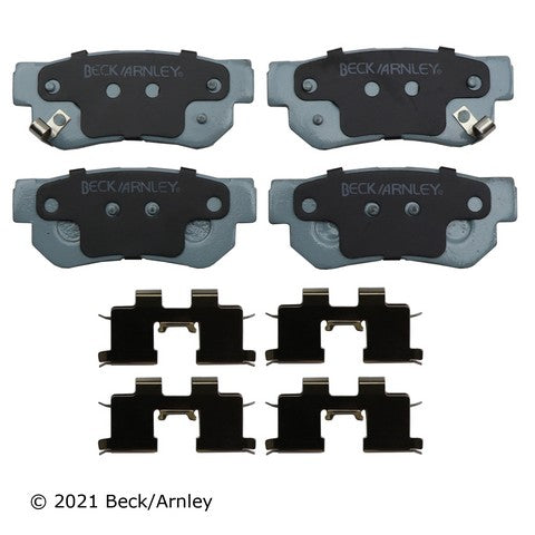 Disc Brake Pad and Hardware Kit Beck Arnley 085-6672