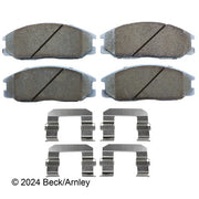 Disc Brake Pad and Hardware Kit Beck Arnley 085-6675