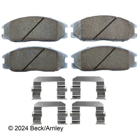 Disc Brake Pad and Hardware Kit Beck Arnley 085-6675
