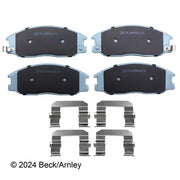 Disc Brake Pad and Hardware Kit Beck Arnley 085-6675
