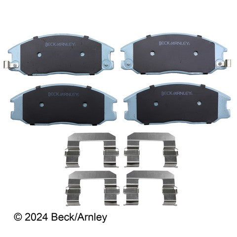 Disc Brake Pad and Hardware Kit Beck Arnley 085-6675