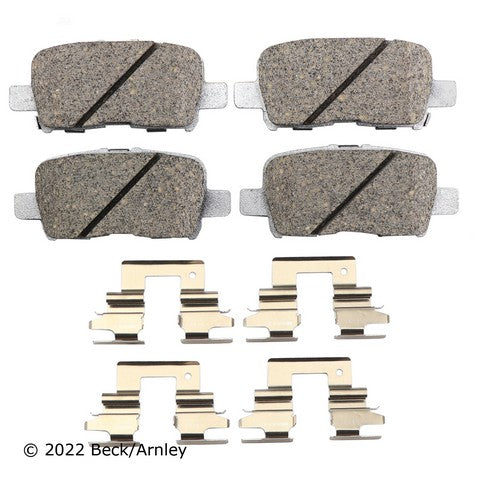 Disc Brake Pad and Hardware Kit Beck Arnley 085-6677