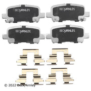 Disc Brake Pad and Hardware Kit Beck Arnley 085-6677
