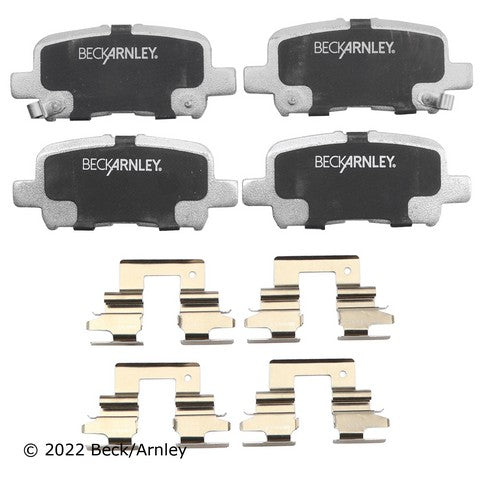 Disc Brake Pad and Hardware Kit Beck Arnley 085-6677