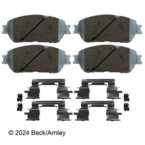 Disc Brake Pad and Hardware Kit Beck Arnley 085-6679