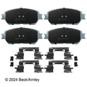 Disc Brake Pad and Hardware Kit Beck Arnley 085-6679