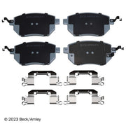 Disc Brake Pad and Hardware Kit Beck Arnley 085-6682