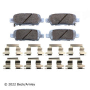 Disc Brake Pad and Hardware Kit Beck Arnley 085-6687