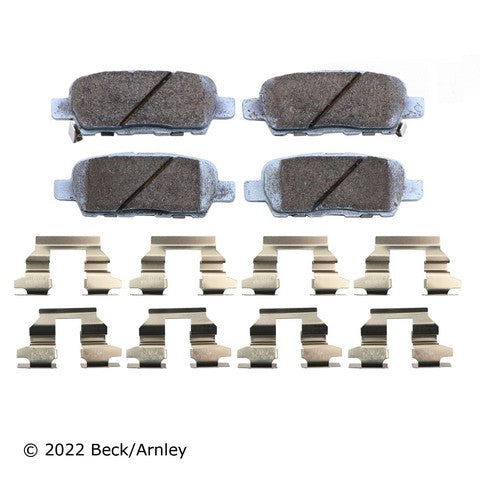 Disc Brake Pad and Hardware Kit Beck Arnley 085-6687