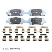 Disc Brake Pad and Hardware Kit Beck Arnley 085-6687