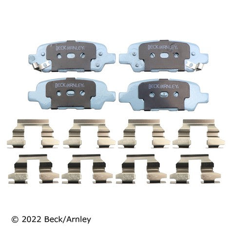 Disc Brake Pad and Hardware Kit Beck Arnley 085-6687