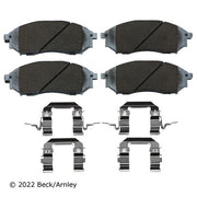 Disc Brake Pad and Hardware Kit Beck Arnley 085-6689