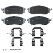 Disc Brake Pad and Hardware Kit Beck Arnley 085-6689