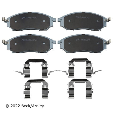 Disc Brake Pad and Hardware Kit Beck Arnley 085-6689