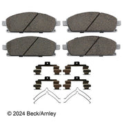 Disc Brake Pad and Hardware Kit Beck Arnley 085-6691