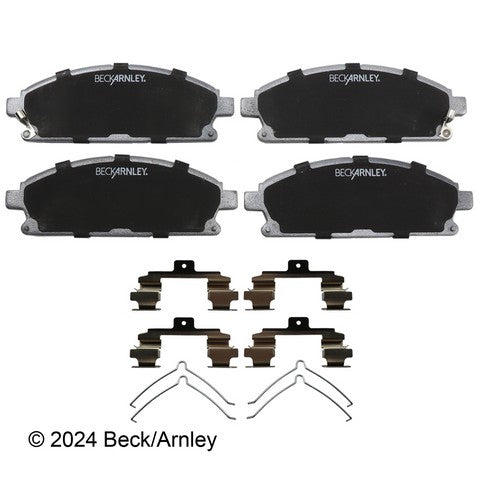 Disc Brake Pad and Hardware Kit Beck Arnley 085-6691