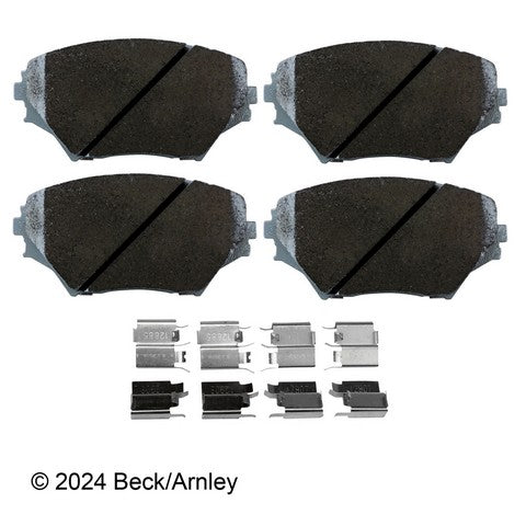 Disc Brake Pad and Hardware Kit Beck Arnley 085-6696