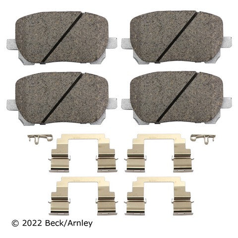 Disc Brake Pad and Hardware Kit Beck Arnley 085-6697