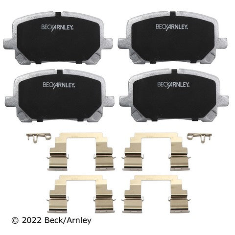 Disc Brake Pad and Hardware Kit Beck Arnley 085-6697