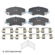 Disc Brake Pad and Hardware Kit Beck Arnley 085-6698
