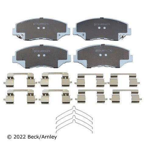 Disc Brake Pad and Hardware Kit Beck Arnley 085-6698