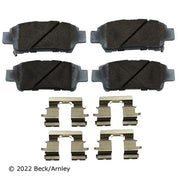 Disc Brake Pad and Hardware Kit Beck Arnley 085-6700