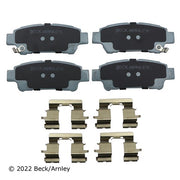 Disc Brake Pad and Hardware Kit Beck Arnley 085-6700