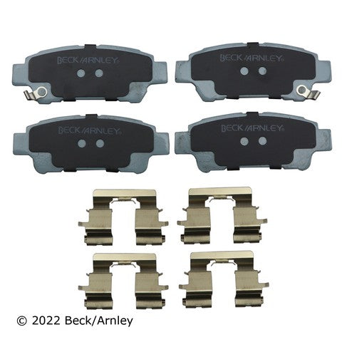 Disc Brake Pad and Hardware Kit Beck Arnley 085-6700