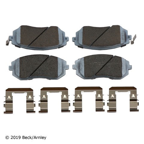 Disc Brake Pad and Hardware Kit Beck Arnley 085-6702