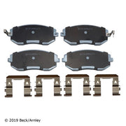 Disc Brake Pad and Hardware Kit Beck Arnley 085-6702