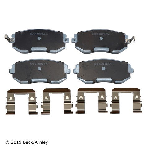 Disc Brake Pad and Hardware Kit Beck Arnley 085-6702